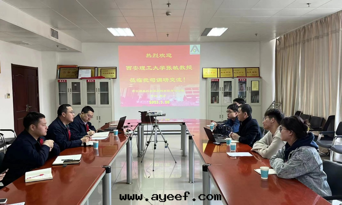 西(xī)安(ān)理(lǐ)工大(dà)學(xué)张(zhāng)敏教授應(yìng)邀来(lái)我(wǒ)司進(jìn)行學(xué)術(shù)交流