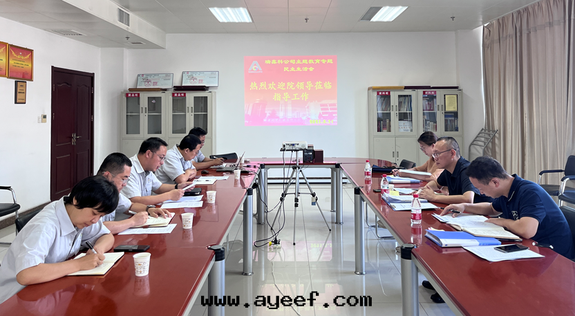 西(xī)安(ān)瑞鑫科公(gōng)司党支部(bù)召開(kāi)主(zhǔ)題(tí)教育專題(tí)民主(zhǔ)生(shēng)活会(huì)